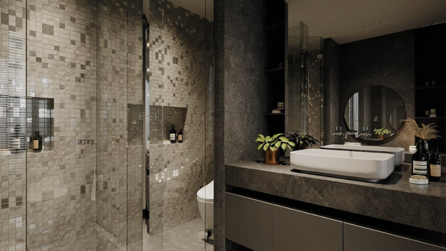 WC & Phòng tắm cao cấp trong căn hộ Sungrand City Duplex