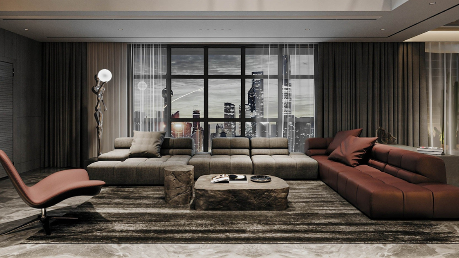 Mẫu thiết kế Penthouse 300m2 - Hai Phong Duplex 01
