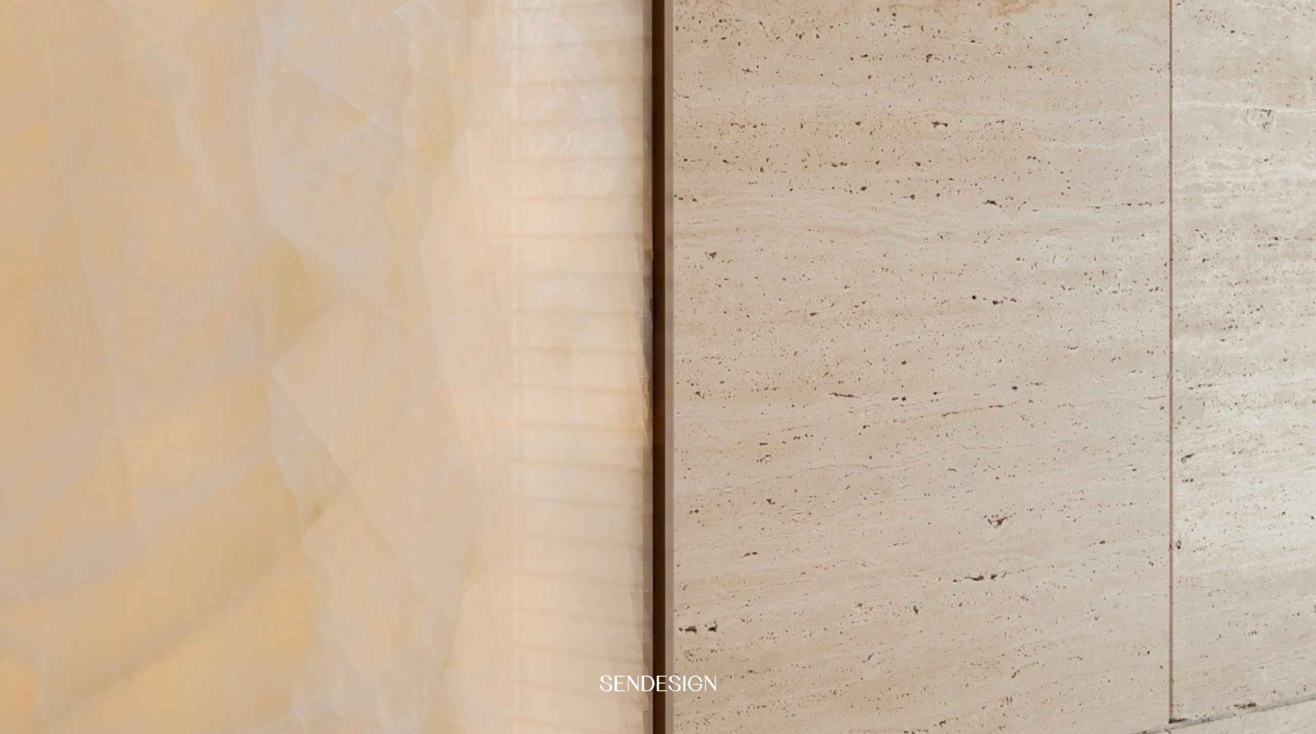 As light moves across the surface, it reveals the intricate layers and natural veining of the stone, bringing a quiet sense of depth and character to the Heritage Duplex apartment.