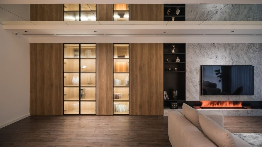 Phòng khách trong căn hộ Ciputra Apartment 01