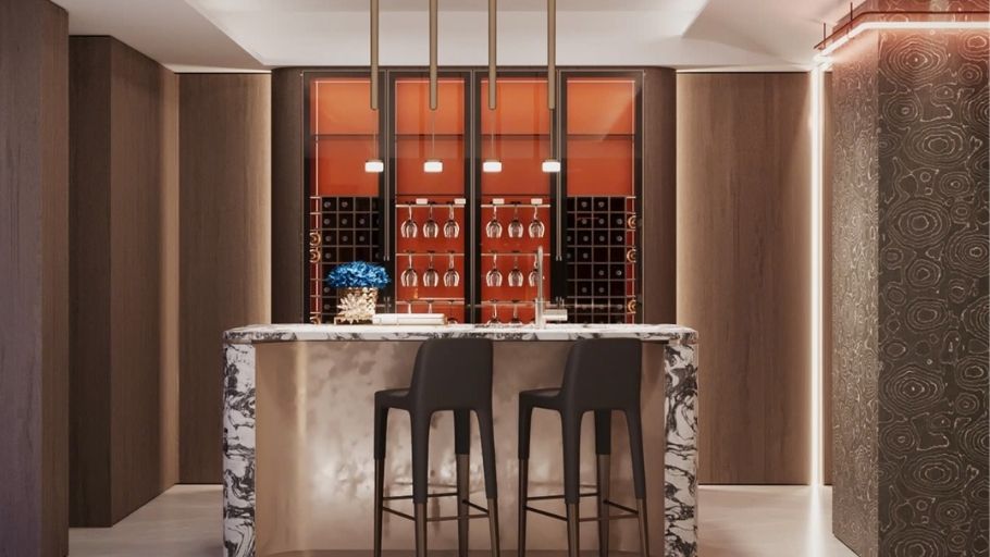 Thiết kế nội thất biệt thự 300m2 hiện đại
