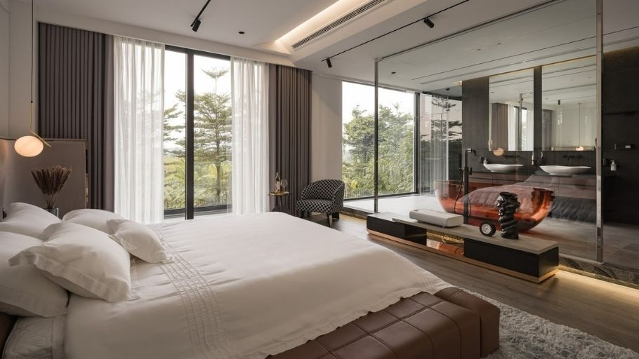 Phòng ngủ trong biệt thự Ciputra Villa