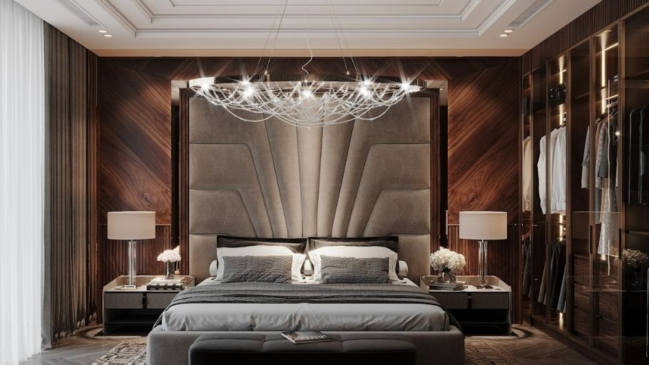 Phòng ngủ trong biệt thự Lizio Villa