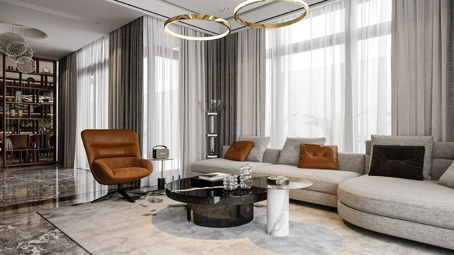 Phòng khách trong biệt thự Haiphong Villa 01