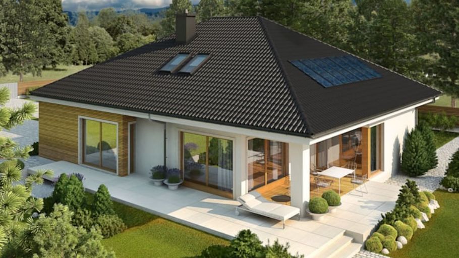 Biệt thự 1 tầng 4PN 500m² thiết kế hiện đại