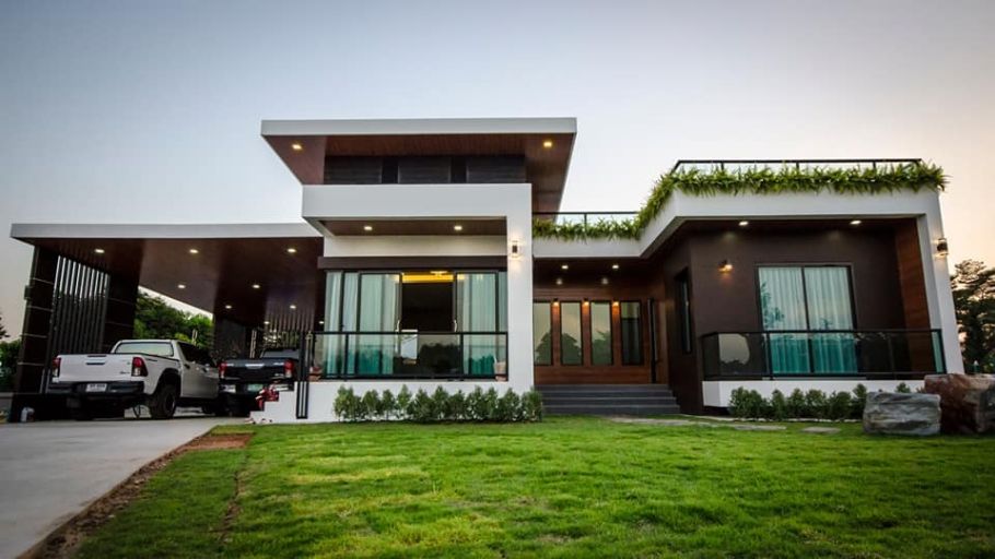 Mẫu biệt thự 1 tầng 6 phòng ngủ