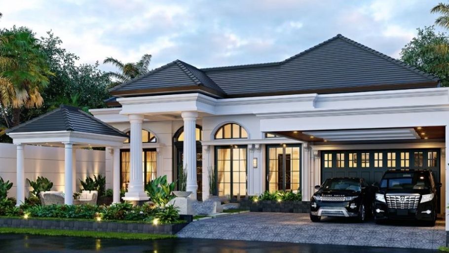 Biệt thự 1 tầng hiện đại mái Nhật sang trọng