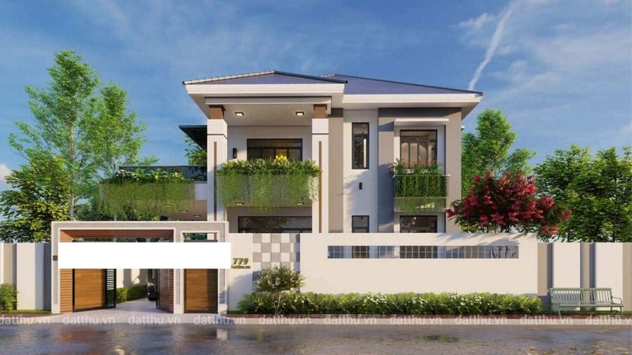 Biệt thự hiện đại tạo thiện cảm với thiết kế thanh lịch