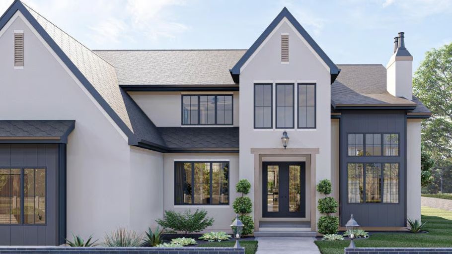 Biệt thự 2 tầng kiểu châu Âu có sân vườn