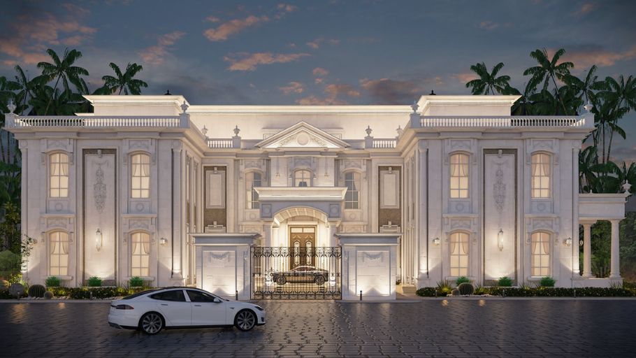 Biệt thự 2 tầng kiểu châu Âu hiện đại