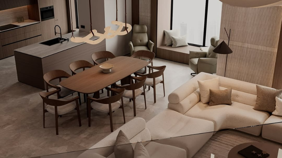 Mẫu thiết kế biệt thự 4 tầng Modern Luxury