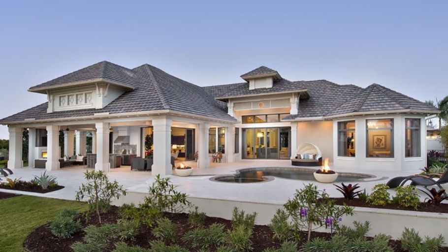 Biệt thự Tân Cổ Điển 1 tầng 5 phòng ngủ hiện đại