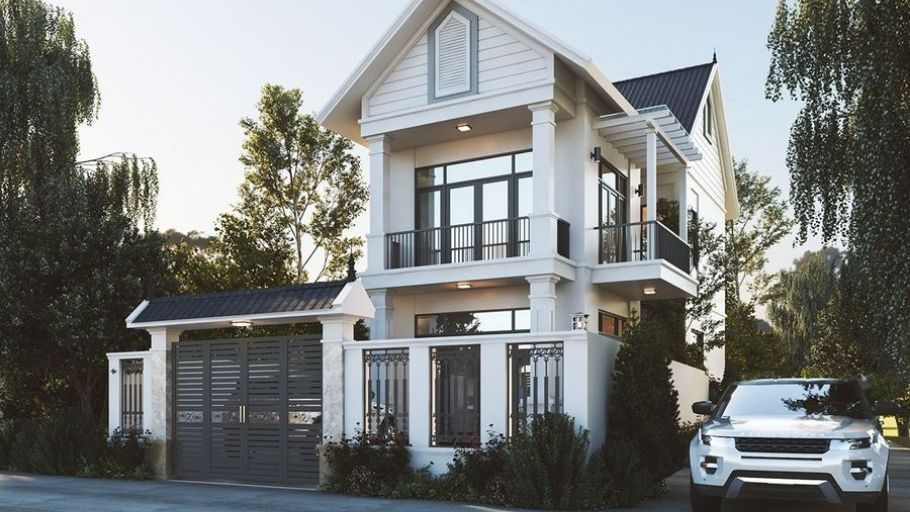 Biệt thự tân cổ điển mái Thái tinh tế