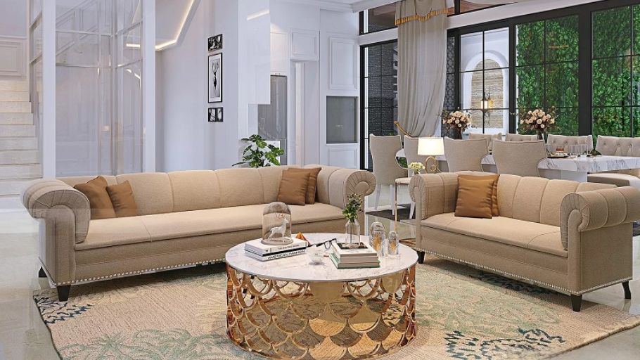 Nội thất biệt thự song lập Hải Âu