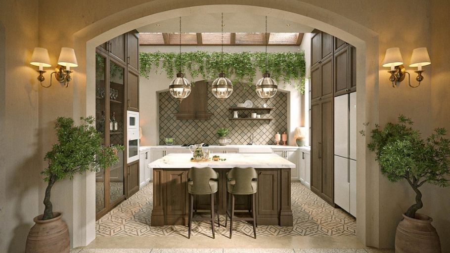 Thiết kế nội thất châu Âu với không gian ngập nắng