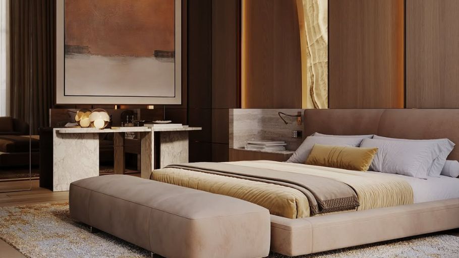 Phòng ngủ phong cách Luxury