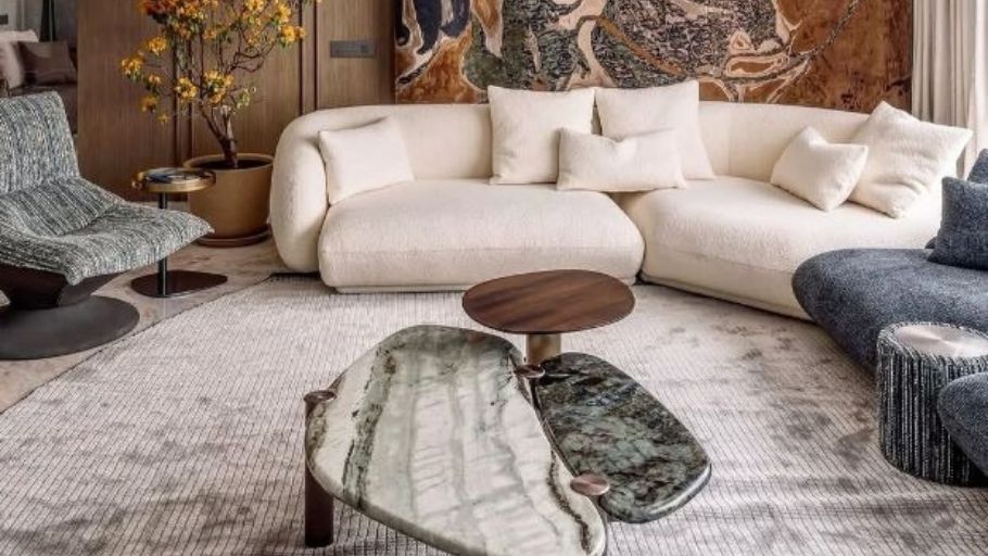 Phòng khách phong cách Luxury