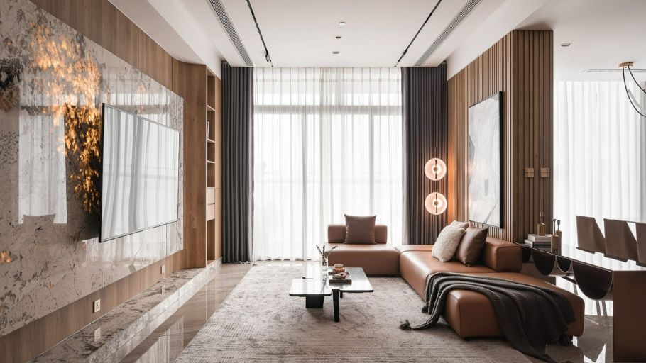 Chuẩn công ty thi công nội thất 5 sao được xác lập từ quy trình, vật liệu và mức độ cá nhân hóa - không chỉ từ vẻ đẹp bề mặt