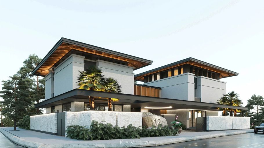 Kiến trúc giàu cảm xúc, nhấn mạnh ánh sáng và đường nét mềm mại