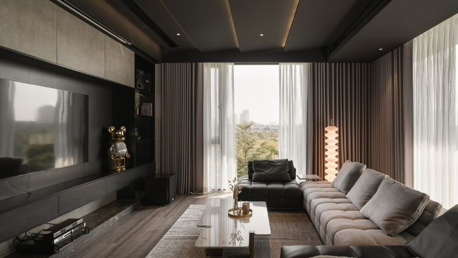 Phòng khách dự án Ciputra Villa được thiết kế theo kiểu Ý phong cách Modern Italian