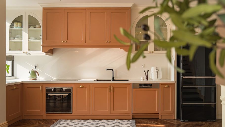 Chất liệu chủ đạo trong căn hộ Duplex Tân cổ điển