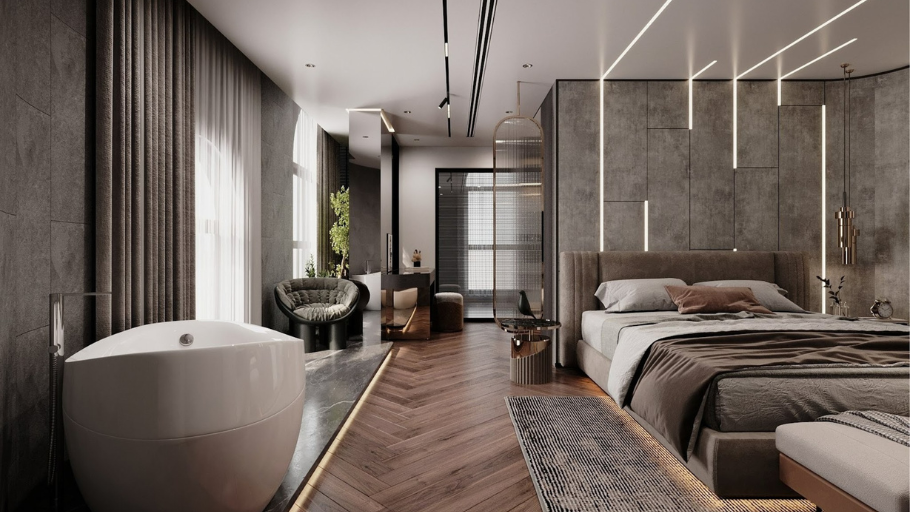Khối lượng không gian lớn của Duplex là sân chơi lý tưởng để các kiến trúc sư phô diễn những ý tưởng thiết kế mang tính biểu tượng
