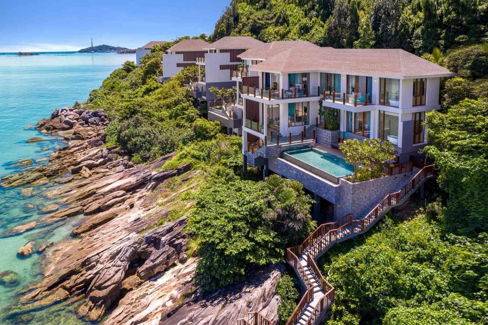 The Premier Village Phu Quoc resort villa space stands out with a luxurious, ocean-facing design close to nature