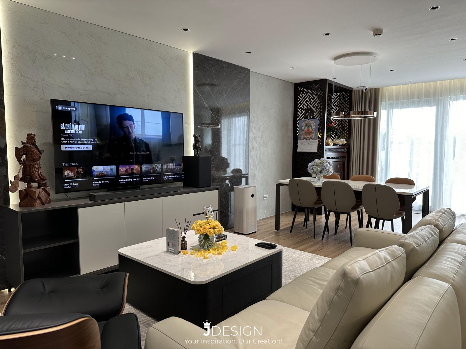 A villa interior design project by JDesign Co., LTD (Image source: JDesign Co., LTD).