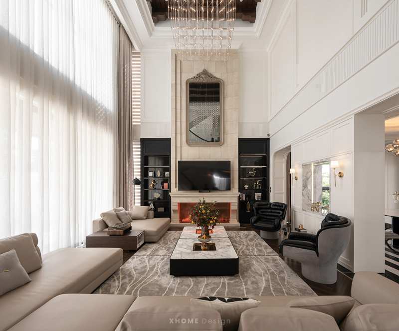 A villa interior design project by XHOME Saigon (Image source: XHOME Saigon).