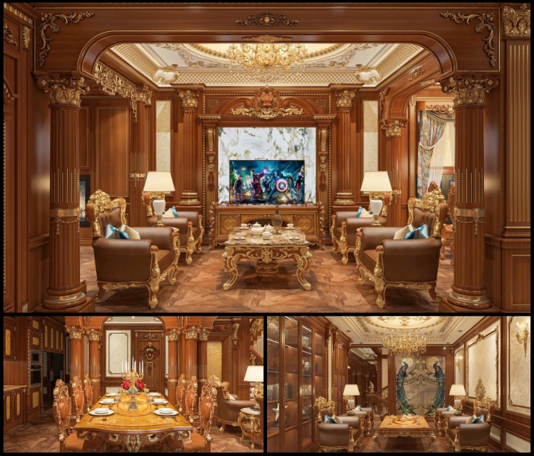 A villa interior design project by HomeGroup (Image source: HomeGroup).