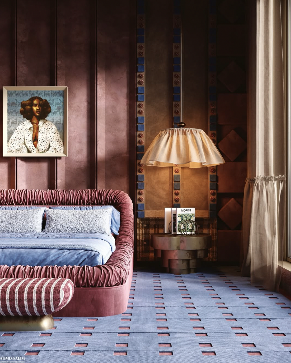 Eclectic style values the personal signature through pieces that carry their own story, creating a unique and emotionally rich space. (Image source: Internet)