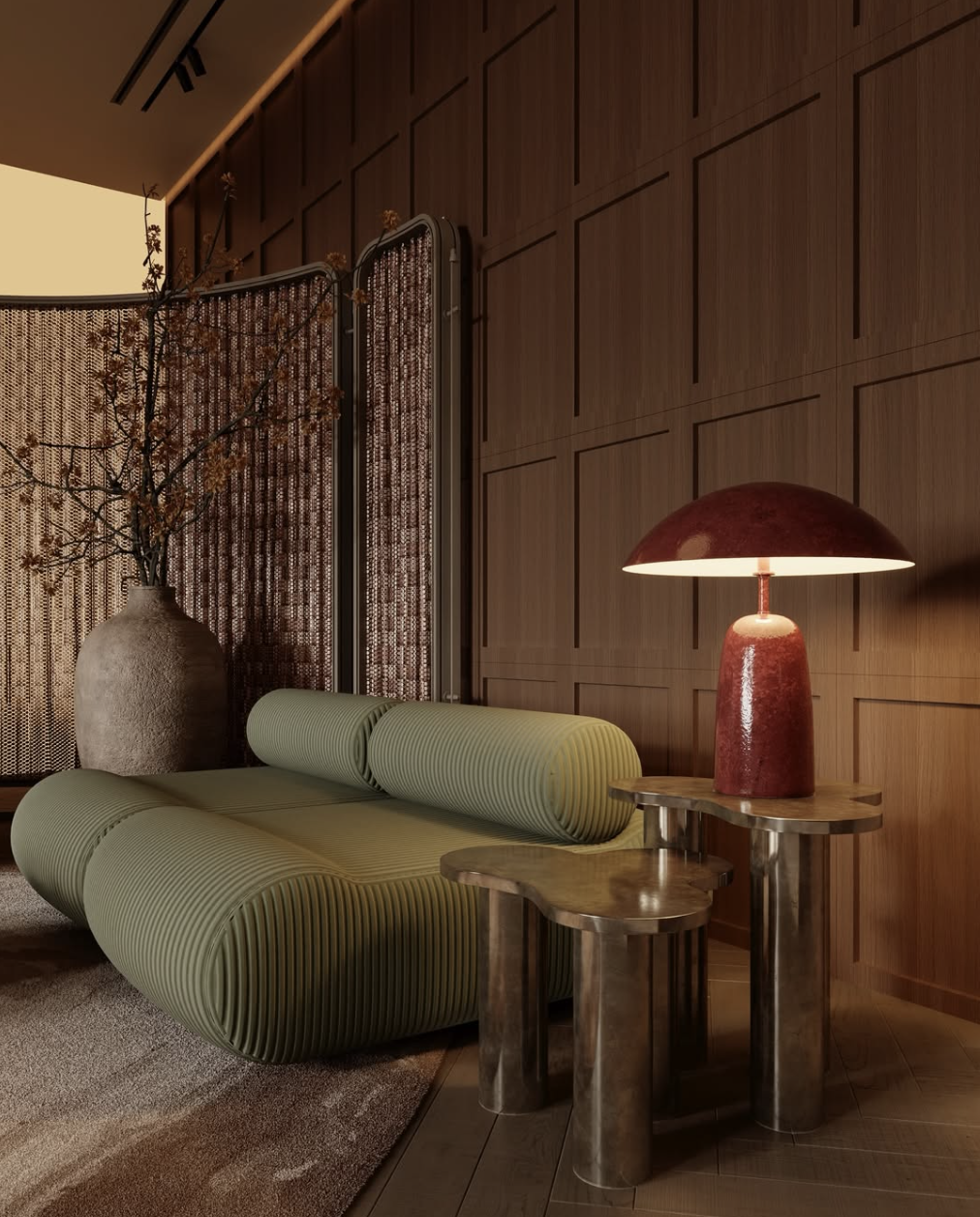 Each Eclectic space usually has a unique statement piece that creates a visual focal point and clearly expresses individual personality in the design. (Image source: Internet)