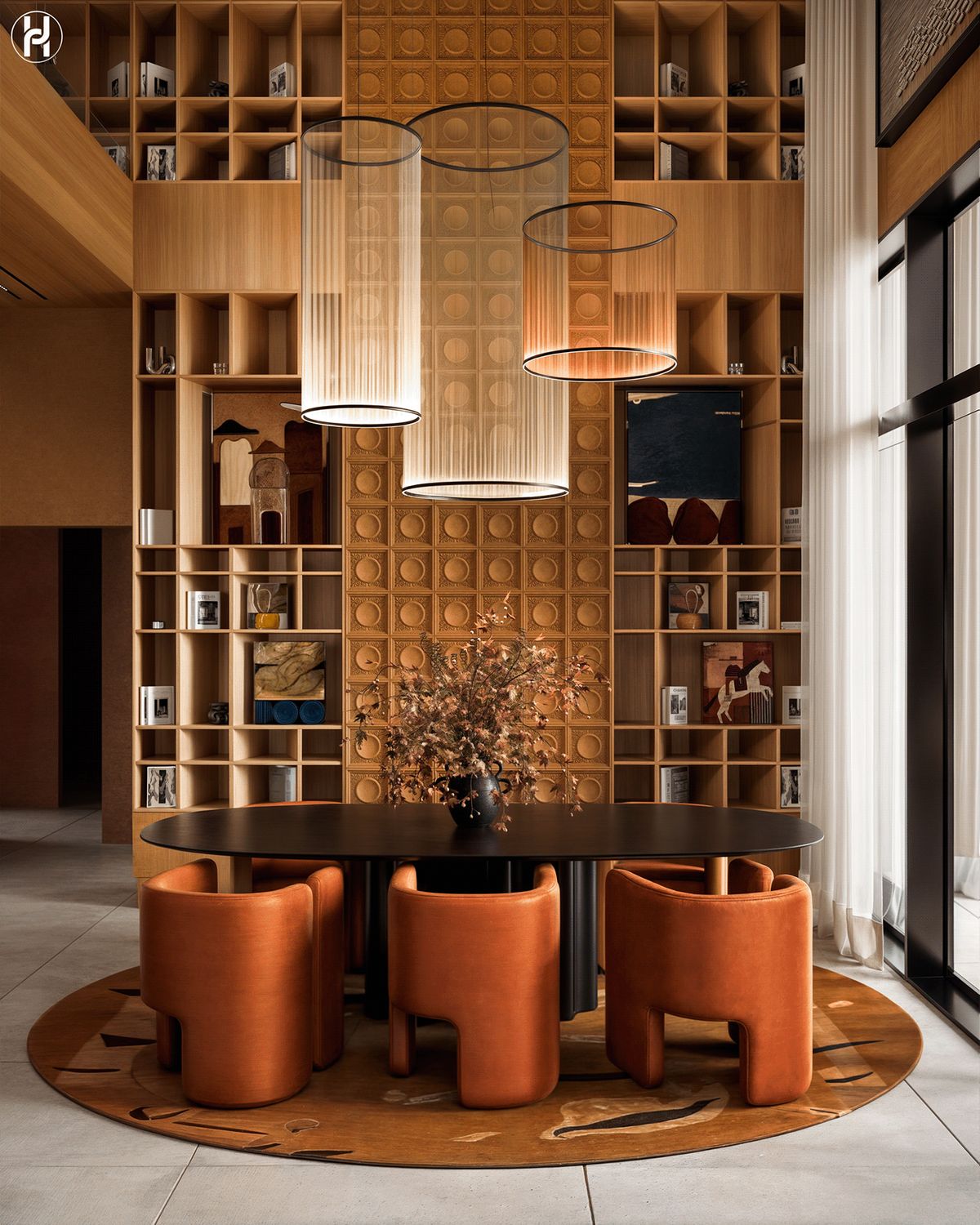 The Eclectic style is an artistic picture perfectly blending Eastern contemplation and Western splendor.