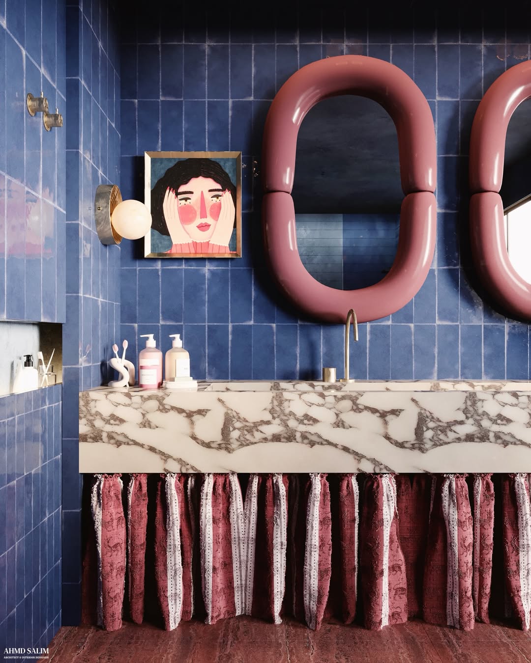 A decorative corner rich in artistic character, where individuality and borderless aesthetic taste are fully honored.