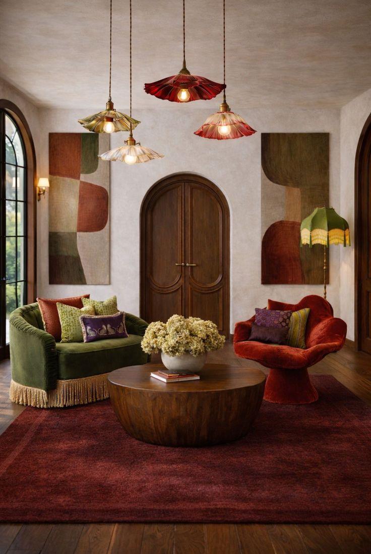 Art Deco tái hiện vẻ đẹp vương giả với các mảng khối hình học đối xứng và chi tiết kim loại lấp lánh.