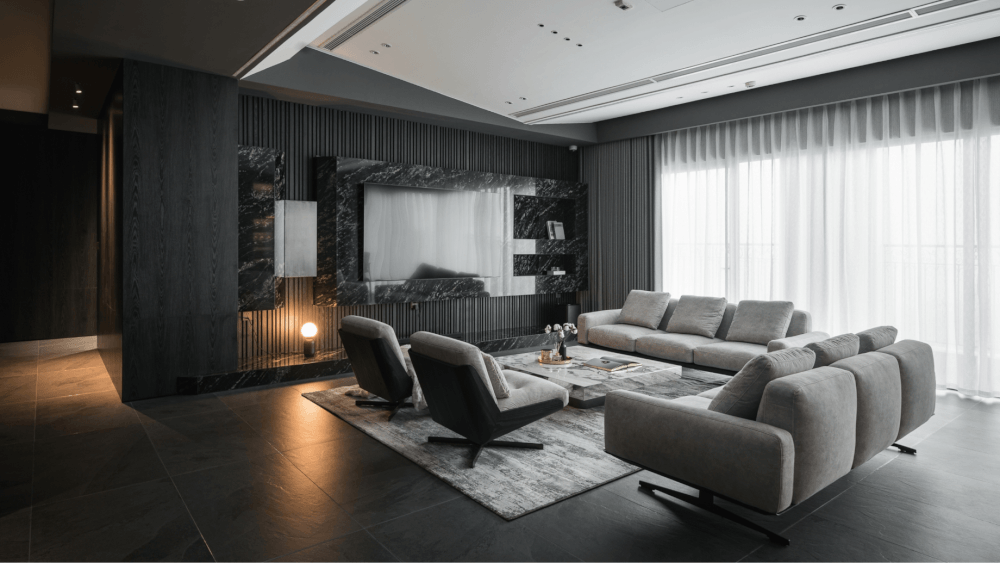 Modern Luxury chinh phục giới tinh hoa nhờ vẻ đẹp xa xỉ thầm lặng, được phô diễn qua các vật liệu đắt giá như đá marble và gỗ óc chó.