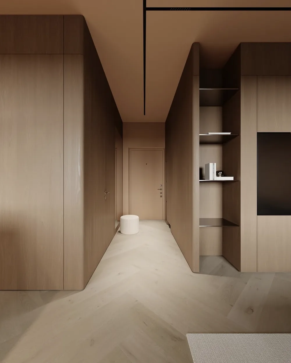 Mẫu thiết kế Minimalism thể hiện vẻ đẹp thanh lịch qua đường nét gọn gàng và chất lượng hoàn thiện cao cấp