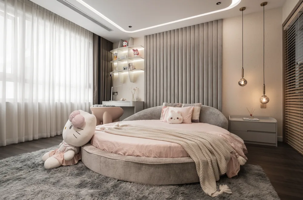 Phong cách phòng ngủ cần hài hòa với kiến trúc biệt thự về đường nét, màu sắc, vật liệu và mức độ trang trọng