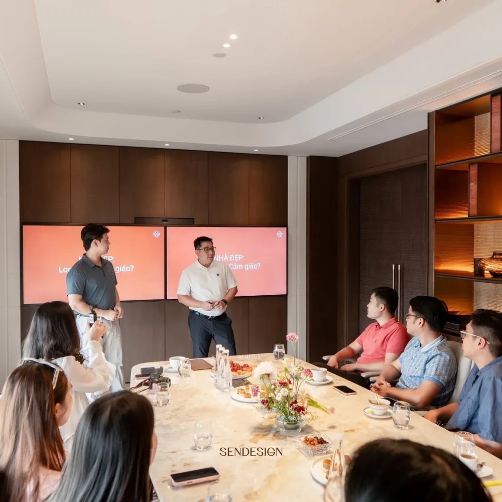 SENDESIGN phát triển phòng ngủ biệt thự dựa trên sự đồng bộ giữa kiến trúc, công năng, vật liệu, ánh sáng và lối sống