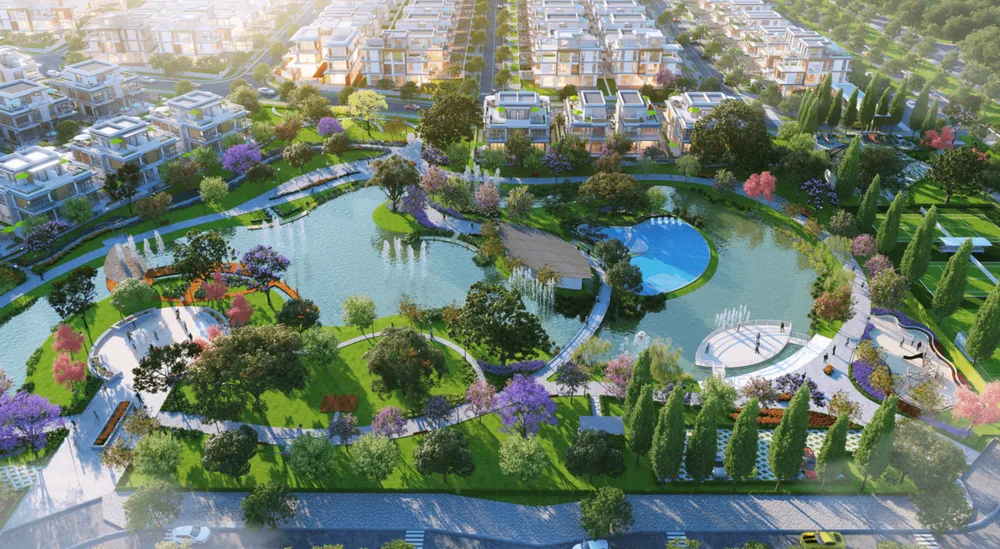 Thiết kế biệt thự hướng đến trải nghiệm nghỉ dưỡng với không gian sống rộng rãi và thoáng đãng.