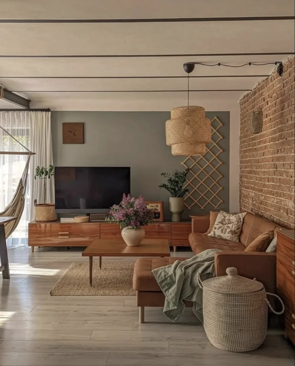 Thiết kế phòng khách Scandinavian đề cao sự gọn gàng, thoải mái và kết nối hài hòa giữa các khu vực (Nguồn hình: Internet)